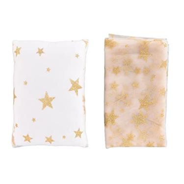 Imagem de SIWOTED Conjunto de travesseiro envoltório de fio para bebê, roupas para sessão de fotos de recém-nascidos, adereços para fotografia infantil