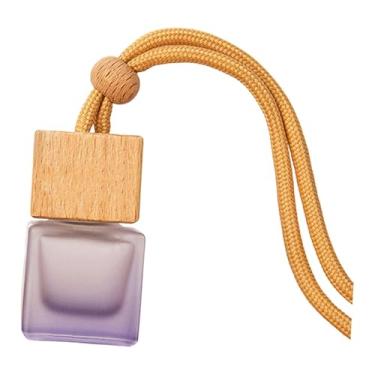 Imagem de Baoblaze Frasco difusor de aromatizador de carro para pendurar, vazio, frasco de vidro para óleo essencial, recarregável, 8ml, de perfume para automóveis, Tolet