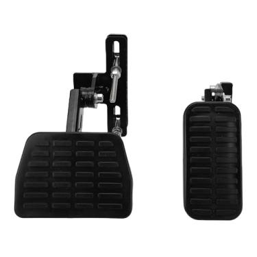 Imagem de Jectse Extensor de Pedal de Carro, Extensões Ajustáveis ​​de Freio e Pedal de Acelerador para Motoristas Curtos, Com Capa de Borracha Antiderrapante e ângulo de Comprimento