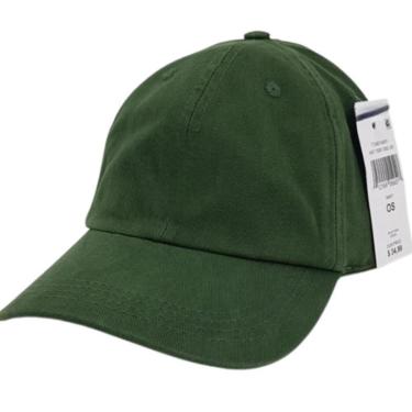 Imagem de Boné Liso Básico Aba Curva Ajustável Algodão Unissex-Unissex