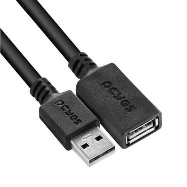 Imagem de Cabo Extensor Usb A2.0 Macho Fêmea Puro Cobre 1m