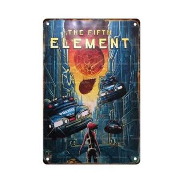 Imagem de Pôster De Metal Retro Pulp Fiction, Placa De Filme Clássico Para Decor