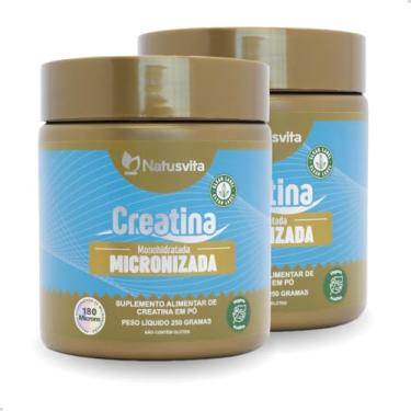 Imagem de Kit 02 Latas - 500 gramas. Creatina Pura Micronizada. 101% de Pureza em Laudo. Livre de Metais Pesados.