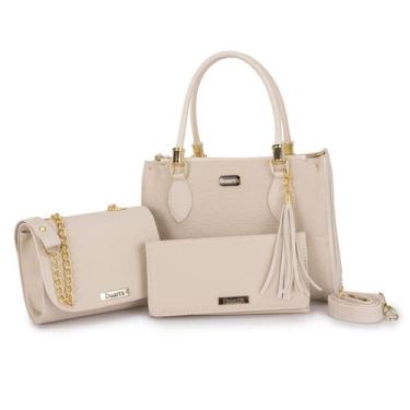 Imagem de Bolsas femininas Kit Premium Duarts 3 Peças Bolsa Lorena Bolsa Lateral