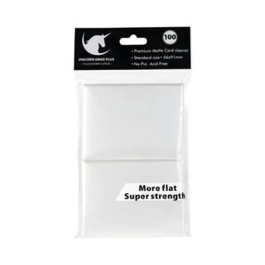 Imagem de Protetores De Cartas TCG Foscos 100PCS Tamanho Padrão Para Tarot E Jog