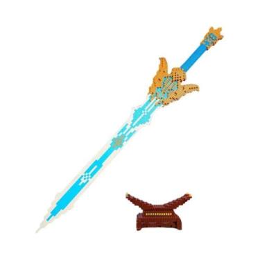 Imagem de Espada Samurai Faca Ninja Blocos De Montar Brinquedo Para Crianças Mod