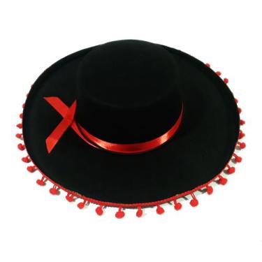 Imagem de Chapéu Mexicano Espanhol Feminino - Brazucapas