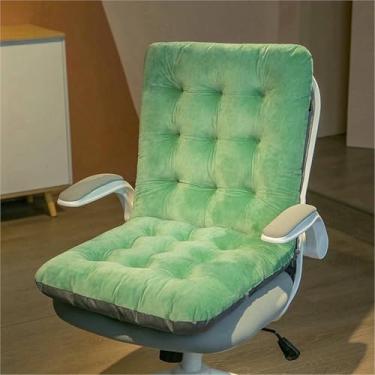 Imagem de Almofada macia para cadeira de balanço, almofadas para assento e encosto com base antiderrapante, almofadas de encosto de peça única, para escritório, carro, casa, sala de jantar e cozinha.