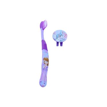 Imagem de Escova Dental Infantil Princesinha Sofia com Capa - Etident