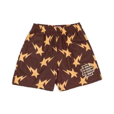 Imagem de Shorts De Malha Casuais De Verão Para Homens, Calças De Fitness Básica