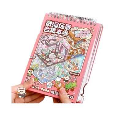 Imagem de Livro De Adesivos 3D De Desenhos Animados 20 Em 1: Álbum Portátil Cria