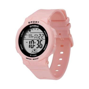 Imagem de Relógio Digital À Prova D'água Para Mulheres E Meninas 50M SYNOKE Com 