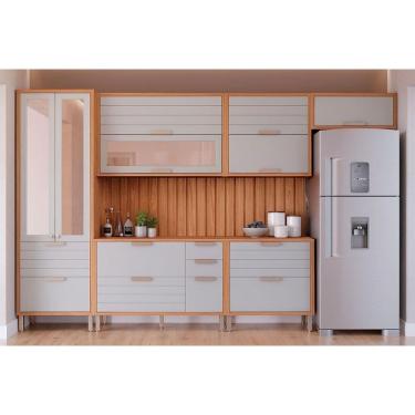 Imagem de Kit Modulado MGM 8 Peças Eloise C8P179 Cinamomo/Platina