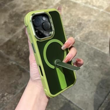 Imagem de Capa de couro criativa com janela grande e blocos de cores para iPhone 13, 17 Pro Max, 16, 15 e 14 Pro Max, com proteção para lente de vidro (para iPhone 13/5)