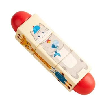 Imagem de Quebra-Cabeças De Animais De Madeira Rotativos: Animais Da Floresta E 