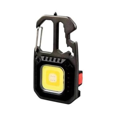 Imagem de Lanterna Mini EDC Recarregável Com Chaveiro, Lâmpada De Trabalho Portá