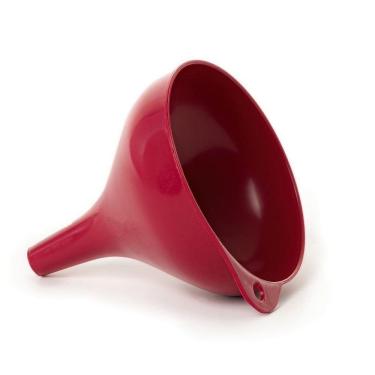 Imagem de Funil De Plástico Pequeno Multiuso Com 9 Cm De Diâmetro - Plasvale Vermelho