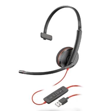 Imagem de Headset Hp Poly Blackwire C3210 Mono Usb-c+usb-a 8x214a6