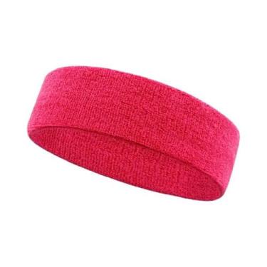 Imagem de Faixa De Suor Unissex Em Tecido Atoalhado Para Tênis, Corrida, Basquet