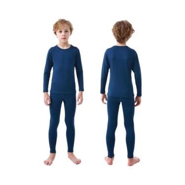 Imagem de Conjuntos De Roupa Íntima Térmica Para Esqui De Inverno Para Meninos E