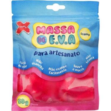 Imagem de Massa De Eva Vermelho 50g Make+