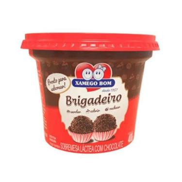 Imagem de Massa De Brigadeiro Chocolate Xamego Bom 400gr - Mor, doces solidos , 