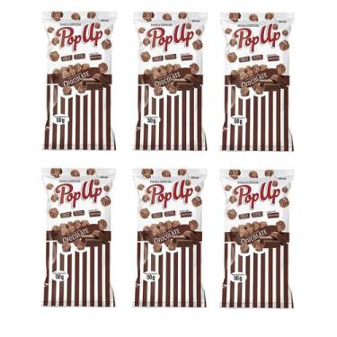 Imagem de Kit 15 un Pipoca Pop Up sabor Chocolate 50g Especial - Bel, pipoca cho