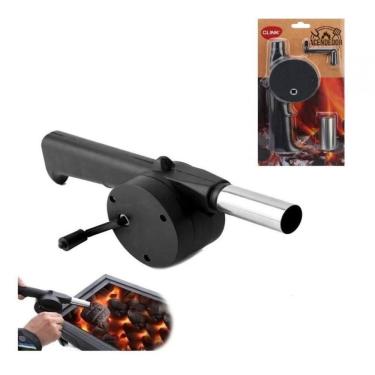 Imagem de Soprador Manual Para Acender Churrasqueira Carvão E Lareira