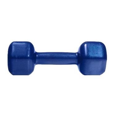 Imagem de Halter Sextavado 3kg Emborrachado PVC-Unissex