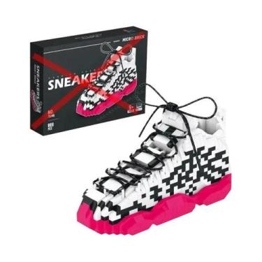 Imagem de Tênis De Basquete DIY Para Meninos E Meninas, Blocos De Montar, Modelo