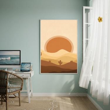 Imagem de Quadro Decorativo Imenso No Horizonte 70x50cm Mold Branca