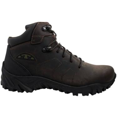 Imagem de Coturno Masculino Adventure Sport Trilha Acampamento Dia a Dia Trabalho em Couro Bull Terrier Tracker