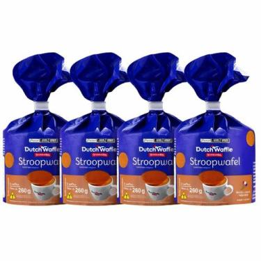 Imagem de Kit 2 Pack Stroopwafel Tipo Holandês Dutch Waffle 2x260g  Biscoito Car