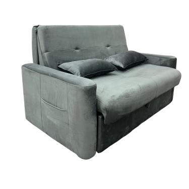 Imagem de Sofá Cama 2 Lugares 1,40m com Almofadas Dani