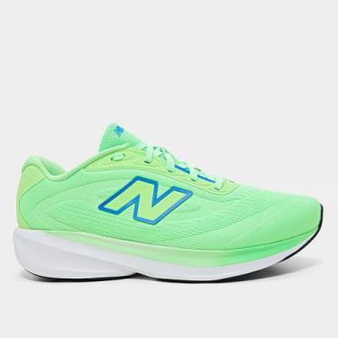 Imagem de Tênis New Balance Fresh Foam 680V9 Masculino, Verde, Azul, 44