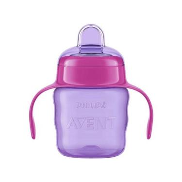 Imagem de Copo De Transição Easy Sip Philips Avent Rosa 200ML - Scf551/03, Rosa,