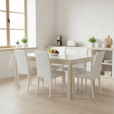 Imagem de Protetor De Mesa Transparente Peça Pronta 1,38x1,38m Vinil - Plast.co