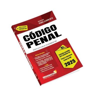Imagem de Código Penal 2025 - 10ED. atualizada - Lei N 2.848, de 7 de Dezembro d