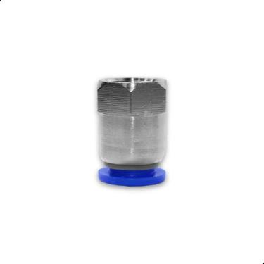 Imagem de Conector Pneumático Fêmea Menco Reta 1/4 x 10mm Rápida 5 Un
