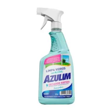 Imagem de Limpa Vidros Azulim Gatilho 500ML para Limpeza Rápida de Vidros e Superfícies com Álcoo...