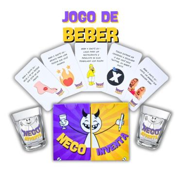 Imagem de Jogo de Cartas Nego Inventa Tpc Drinking Game com Baralho de Ações e Baralho Personaliz...