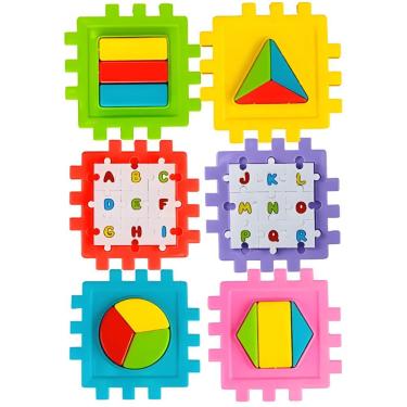 Imagem de Jogo Pedagógico Cubo Educativo Creative com Atividades para Raciocínio, Coordenação Motora e Curiosidade Ark Brasil