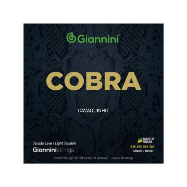 Imagem de Encordoamento Para Cavaquinho Aço Tensão Leve Série Cobra Gescl