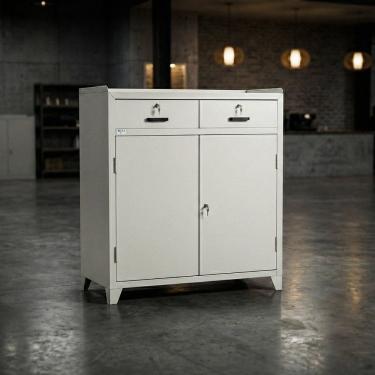 Imagem de Armário de Aço Ferramenteiro com Gavetas e Chave para Ferramentas Oficina Cinza