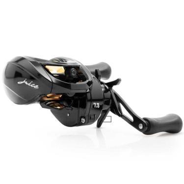 Imagem de Carretilha Juice LH Black Drag 5kg Esquerda com 7 Rolamentos e Drag de 5KG Preto Maruri Fishing