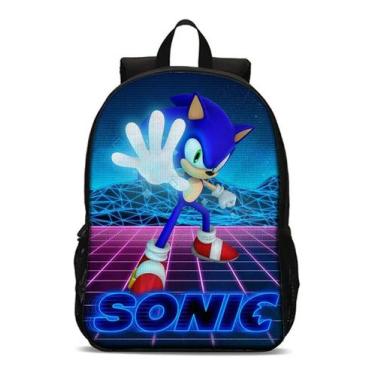 Imagem de Mochila Escolar Masculina E Feminina Estilo Personagem Super Rápido, P