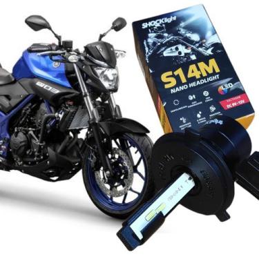 Imagem de Lâmpada Farol Yamaha Mt03 Headligth Nano S14 H4 32w 6000k H4 - ShockLi