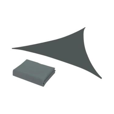 Imagem de Toldo De Sombra Cinza Impermeável Com Bloqueio De 98% De UV Para Pátio