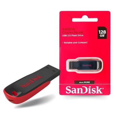 Imagem de Pen Drive 128GB Usb 2.0 Cruzer Blade SDCZ50-128G-B35 SANDISK