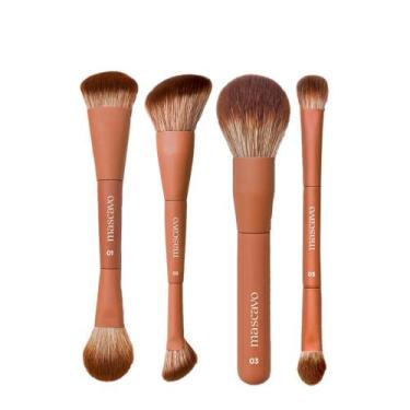 Imagem de Kit Mascavo Pro Series Pincel de Maquiagem 4 Produtos